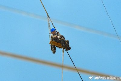 泰州供電公司對碳纖維導線耐張線夾出口處進行補強 泰州供電公司對碳纖維導線耐張線夾出口處進行補強