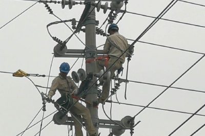金湖縣10千伏前鋒線雙回線路進(jìn)行絕緣化改造 金湖縣10千伏前鋒線雙回線路進(jìn)行絕緣化改造