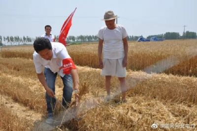 清河供電公司在田間給農(nóng)民開展用電宣傳 清河供電公司在田間給農(nóng)民開展用電宣傳