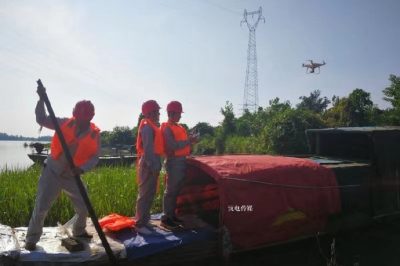 沅江市供電公司對所轄輸電線路利用無人機進行故障排查 沅江市供電公司對所轄輸電線路利用無人機進行故障排查