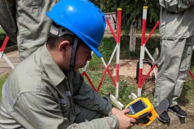 武漢東新供電公司對凌家山變電站出線電纜進(jìn)行測溫 武漢東新供電公司對凌家山變電站出線電纜進(jìn)行測溫