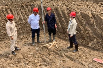 揚州南牽引站220kV線路送出工程隧道基坑驗收 揚州南牽引站220kV線路送出工程隧道基坑驗收