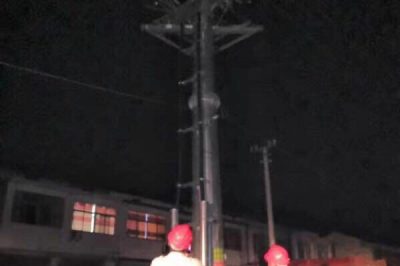 10kⅤ線路柱上開(kāi)關(guān)、變壓器樁頭、高壓線路導(dǎo)線搭頭處等進(jìn)行紅外測(cè)溫