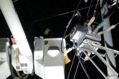 10千伏挑溝線28號桿的1號開關(guān)A相線夾斷裂進(jìn)行緊急帶電搶修 10千伏挑溝線28號桿的1號開關(guān)A相線夾斷裂進(jìn)行緊急帶電搶修