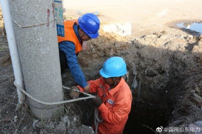 10千伏沙溝線(xiàn)與10千伏東方線(xiàn)進(jìn)行聯(lián)絡(luò)改造工作