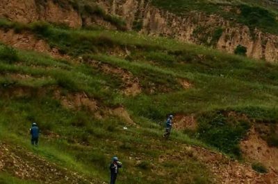 禮縣供電公司正在搶修112燕永線馬山分支山體滑坡倒桿斷線 禮縣供電公司正在搶修112燕永線馬山分支山體滑坡倒桿斷線
