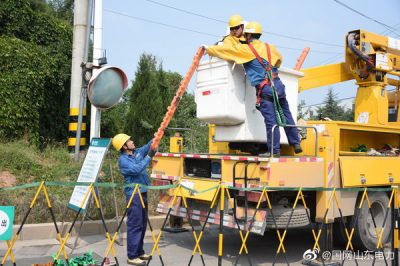 平陰縣供電公司帶電更換避雷器 平陰縣供電公司帶電更換避雷器