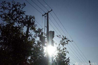 河口區(qū)供電公司在10千伏新戶東線老鴉西臺(tái)區(qū)進(jìn)行低電壓改造 河口區(qū)供電公司在10千伏新戶東線老鴉西臺(tái)區(qū)進(jìn)行低電壓改造