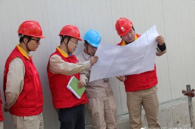 友新路北段三線入地電纜通道中期驗收檢查 友新路北段三線入地電纜通道中期驗收檢查