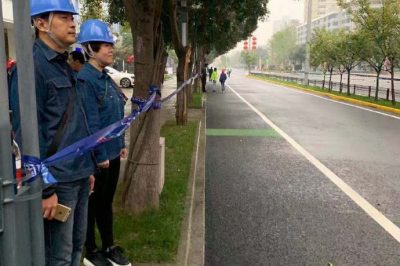 保障2019年西安國(guó)際馬拉松高新咖啡街區(qū)段電力安全穩(wěn)定運(yùn)行 保障2019年西安國(guó)際馬拉松高新咖啡街區(qū)段電力安全穩(wěn)定運(yùn)行