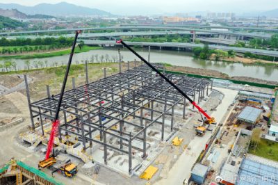 600根鋼條“拼接”寧波首座鋼結(jié)構(gòu)220千伏變電站 600根鋼條“拼接”寧波首座鋼結(jié)構(gòu)220千伏變電站