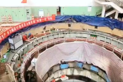 安康水電廠1號(hào)水輪發(fā)電機(jī)轉(zhuǎn)輪順利安裝