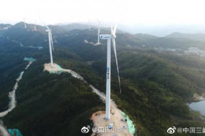 三峽新能源在閩首個陸上風電場機組全部并網(wǎng)