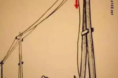 別在電線下小解？不文明也不安全！