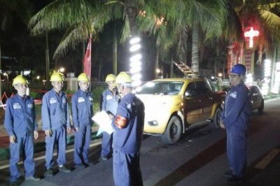 為保障七夕節(jié)供電對(duì)重點(diǎn)場(chǎng)所開展特巡特維工作