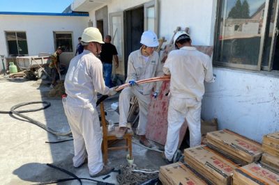 為新建學(xué)校提供電纜安裝