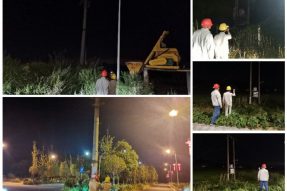 對10千伏君新線用電量大的專變臺區(qū)、斷路器、電纜頭開展常態(tài)化測溫工作