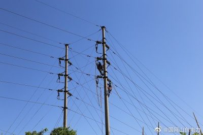 在35千伏電高線35號桿處發(fā)現(xiàn)線夾發(fā)熱缺陷