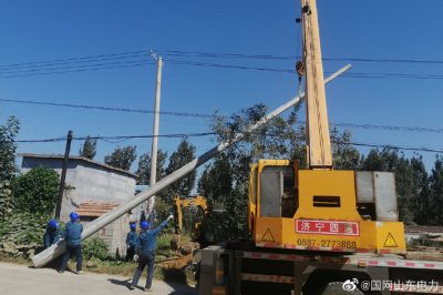 在10千伏四十里五線與10千伏西崖線聯(lián)絡工程施工