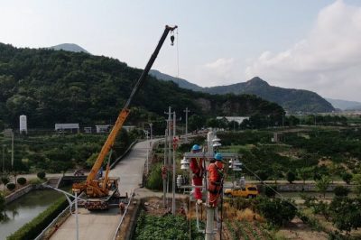 舟山普陀桃花10千伏部隊線與桃花線新設(shè)聯(lián)絡(luò)工程完工