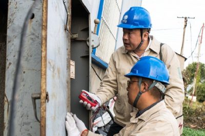 對轄區(qū)內(nèi)用電線路進行檢查，試跳漏電保護器