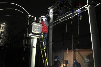 對35千伏清涼站534開關設備線夾發(fā)熱缺陷處理，