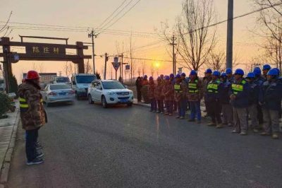 對時村營鄉(xiāng)陳莊村進(jìn)行農(nóng)網(wǎng)升級改造