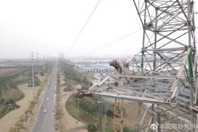 110千伏線路和一條220千伏線路上安裝各類傳感器647個