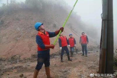 為10千伏次黎山支線(xiàn)除冰