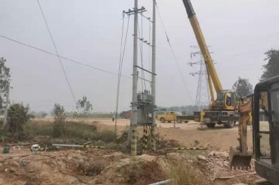 助力S344省道和呂梁互通電力遷改工程