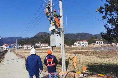 對(duì)10千伏竹坪316線貓公場臺(tái)區(qū)新增鋪點(diǎn)